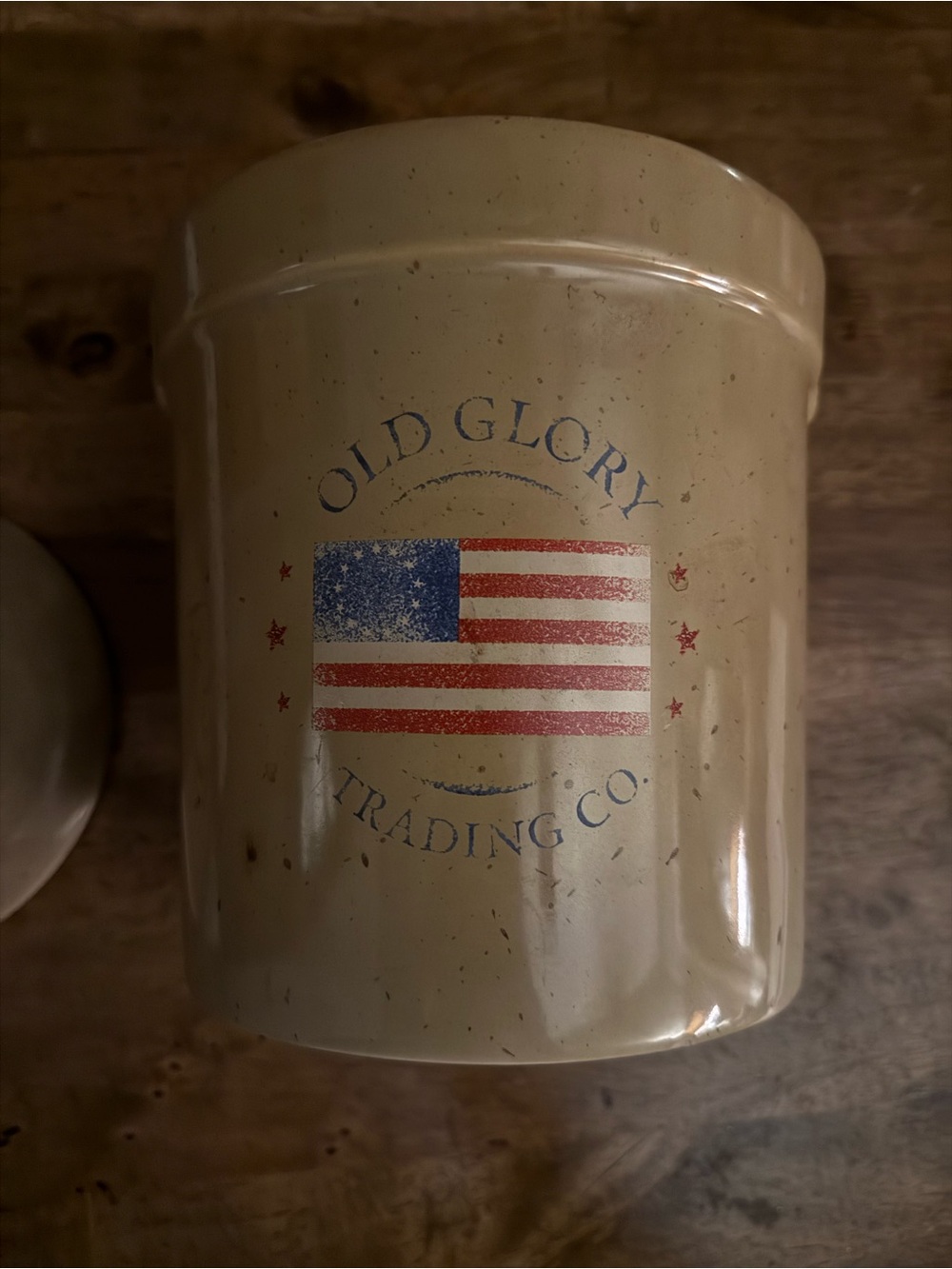 Houston Harvest Old Glory Cookie jar